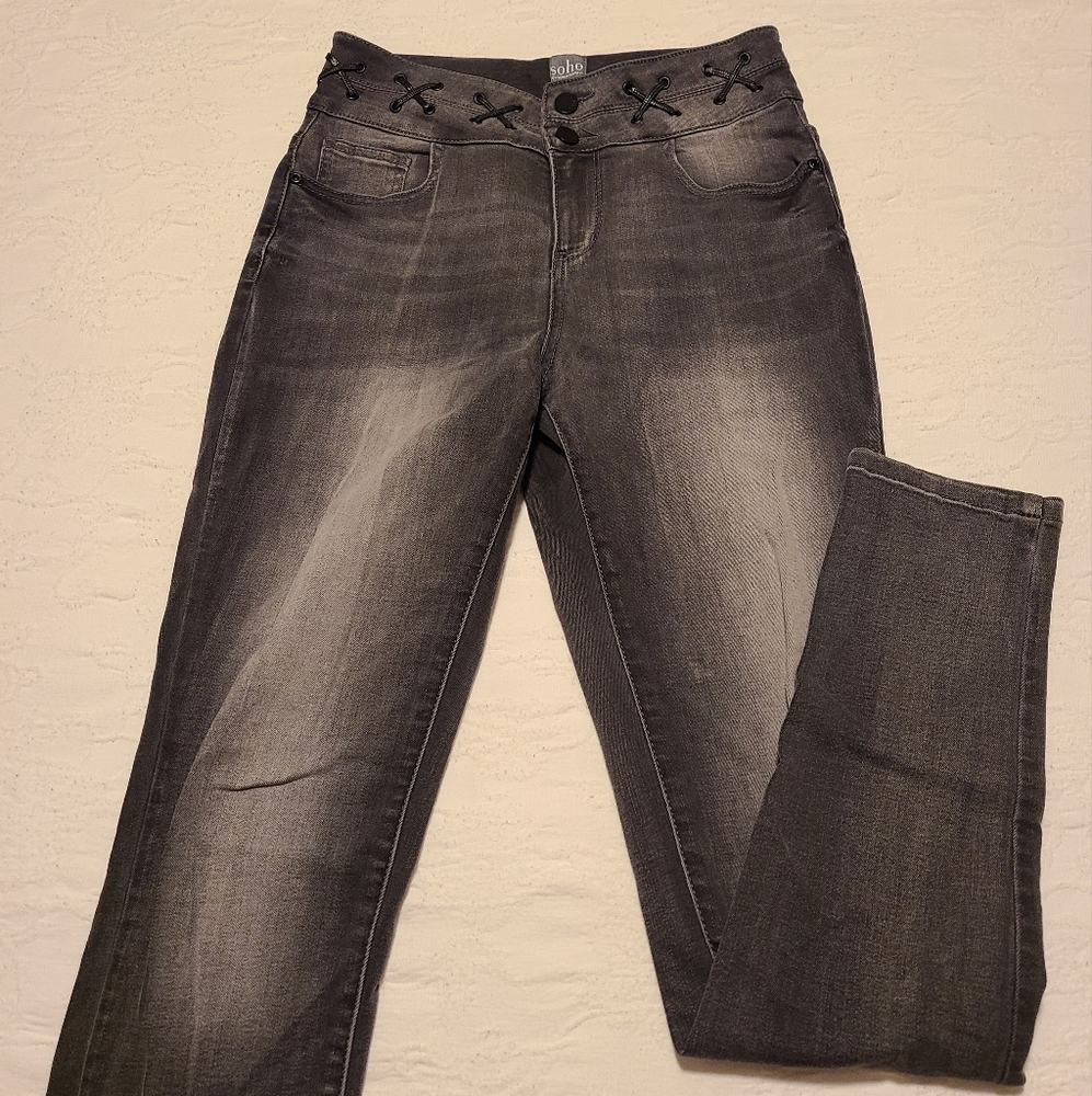Size 4 gray NY&Company Soho jean leggings